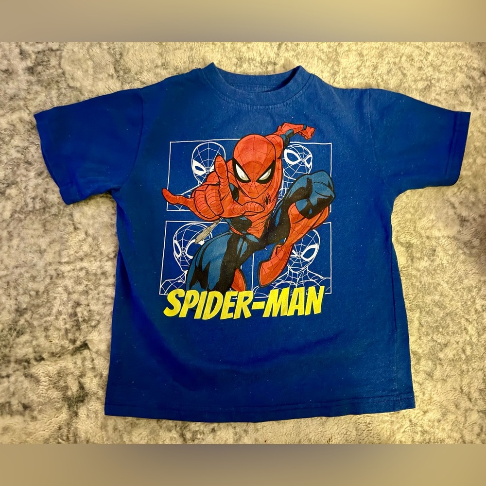 boys blue Spider-Man shirt - size XS